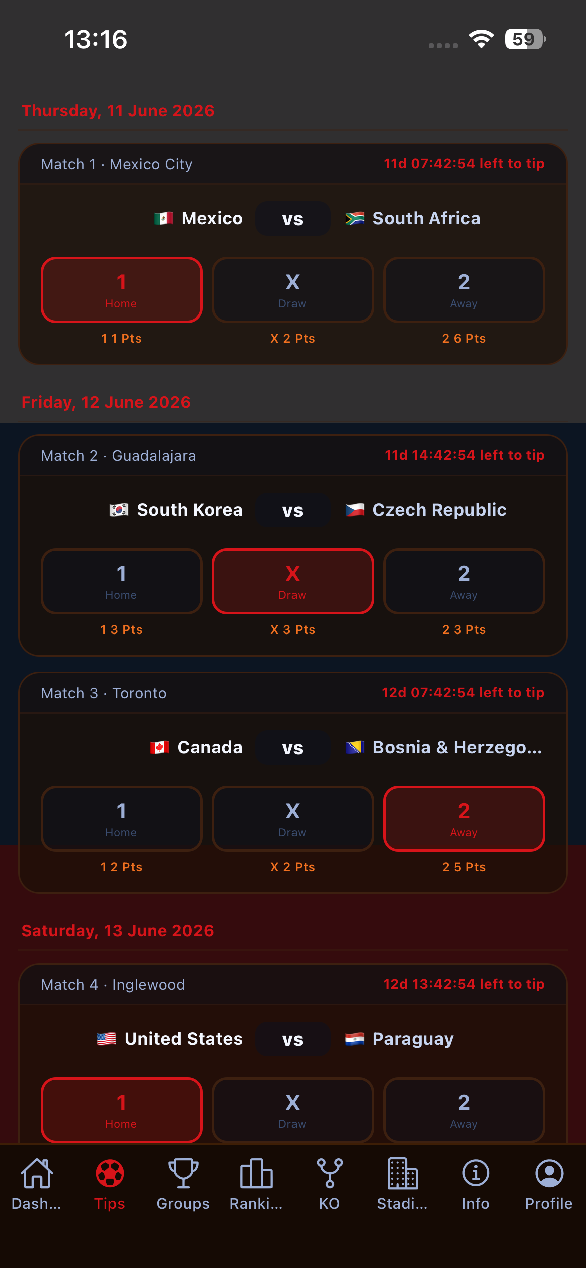 Dashboard screenshot